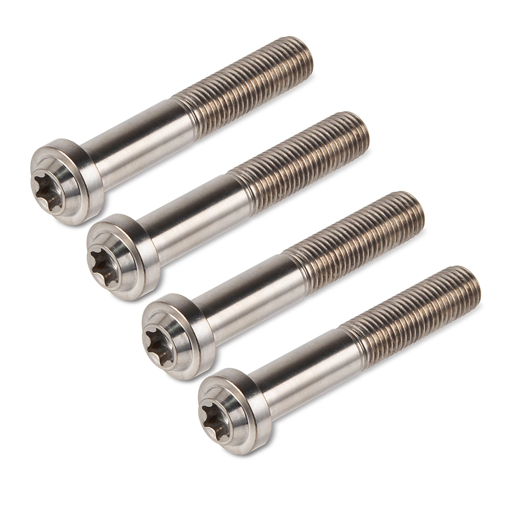 Professional Custom High Quality Hexagon Flange Gr5 Titanium Bolts M8 Titanium Fastener